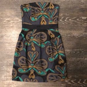 French Connection strapless mini dress